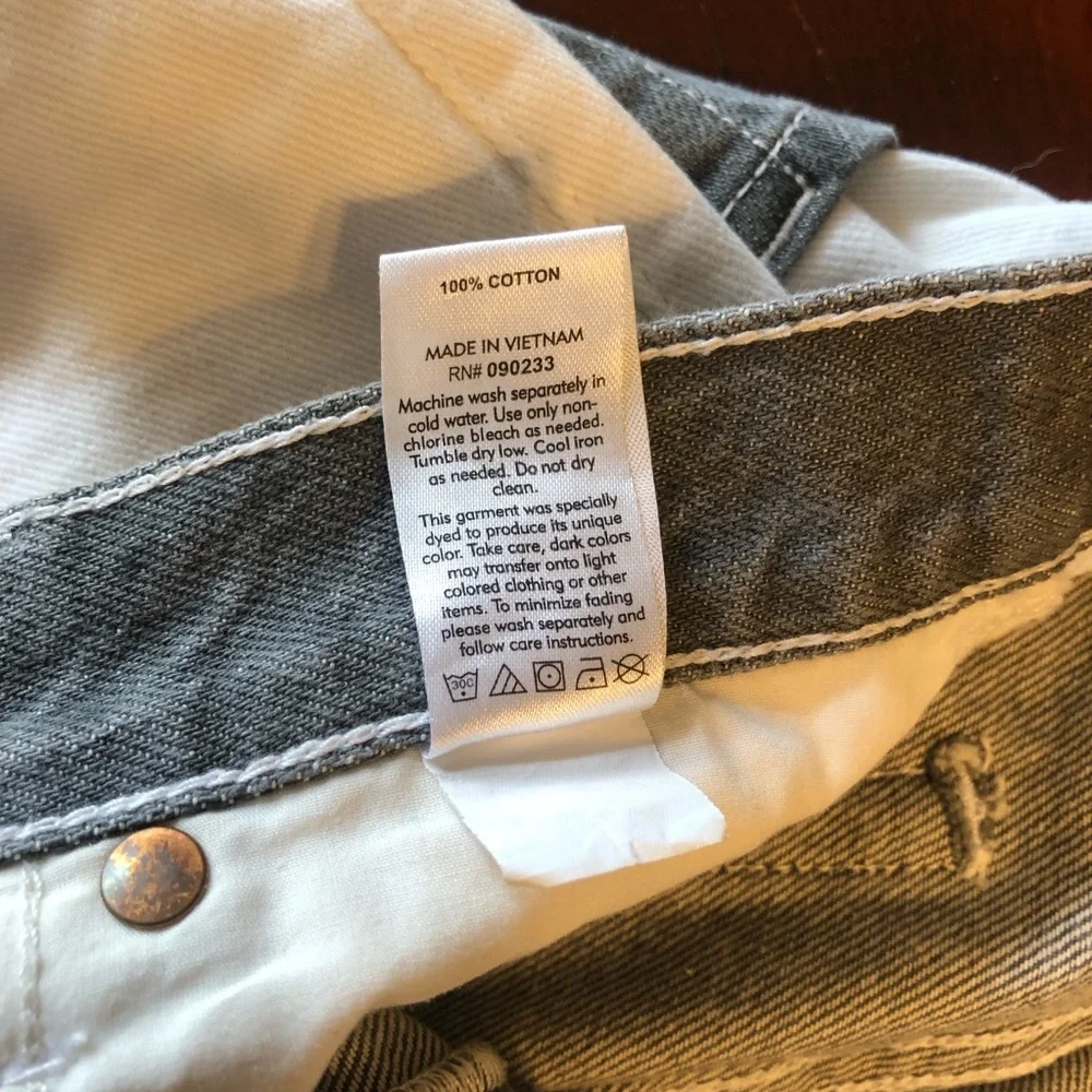 PacSun Color Block High Rise Straight Leg Jeans